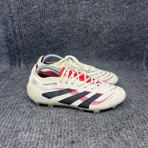 Adidas Predator Elite FG Goal Hunter Off White Core Black Soccer Cleats Men 6.5
